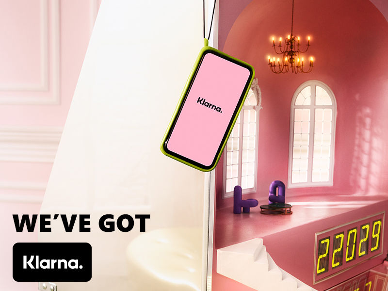 Shop now, pay later with Klarna.